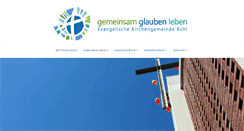 Desktop Screenshot of evkirchebuehl.de